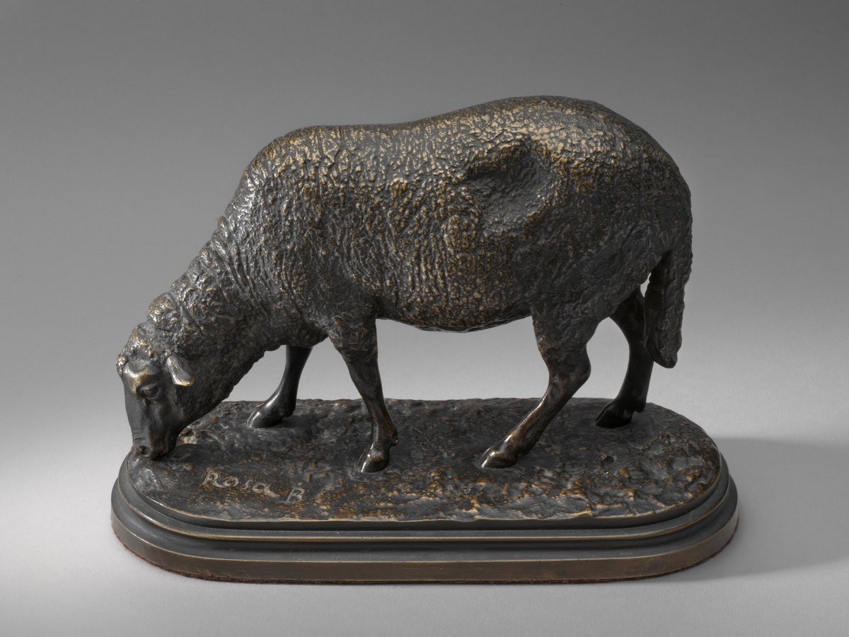 Ewe, or A Grazing Sheep, half 19th century