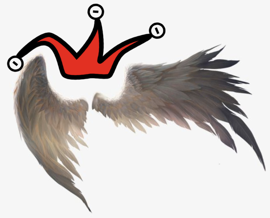 Winged jester hat